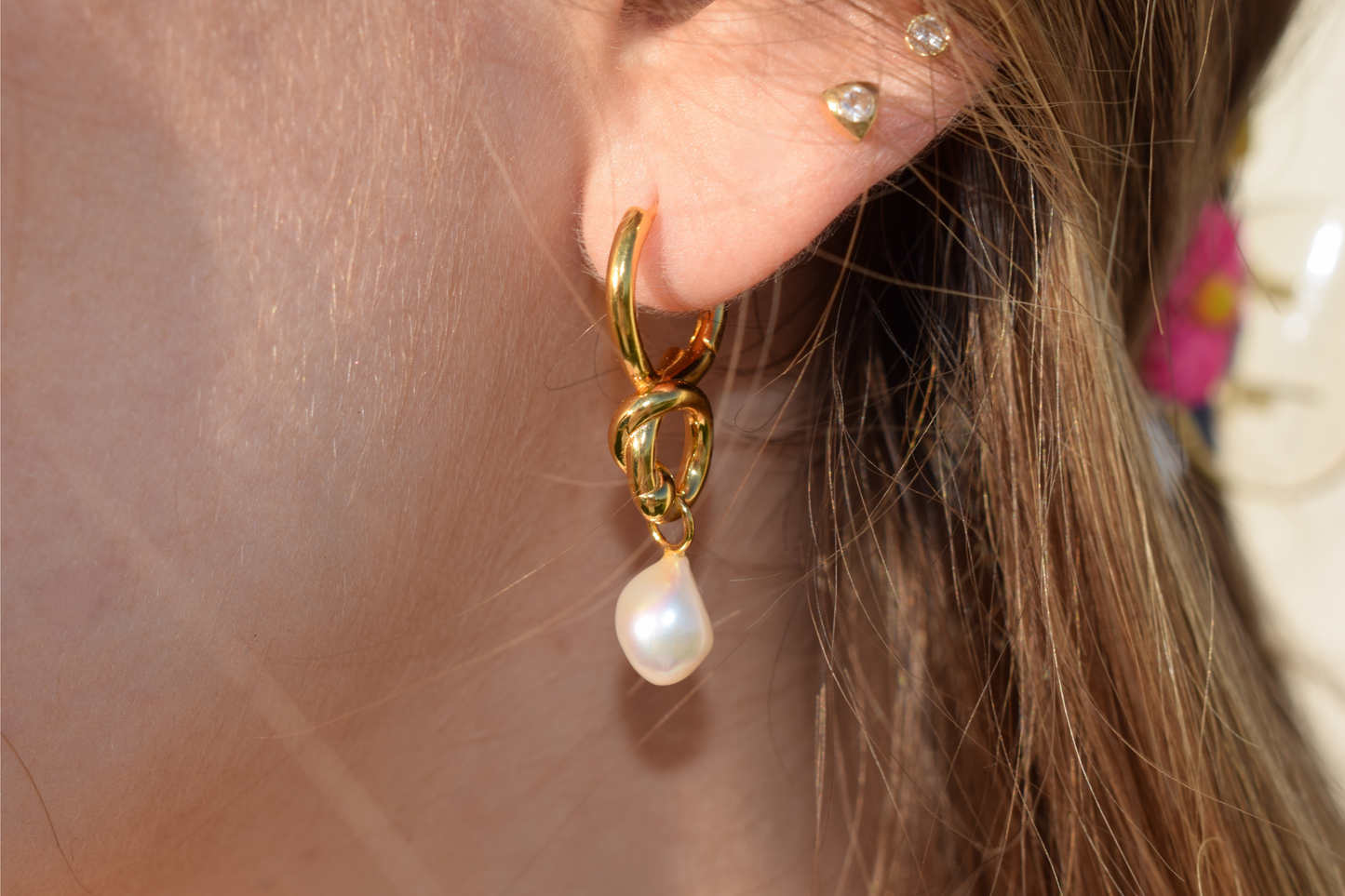 Pendientes PERLA MARINA